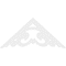 Ekena Millwork Pitch Preston Architectural Grade PVC Gable Pediment, 48"W x 22"H x 1"P (11/12) GPP048X022X100PRE - alternate 4